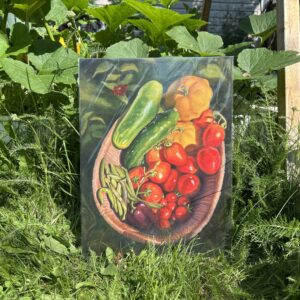 "Garden Harvest Basket" fine art print